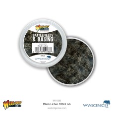  Battlefields & Basing: Black Lichen (180ml) (WG849110035)