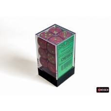 Speckled Strawberry 16mm d6 Dice Block (12 dice) (CHX25704)