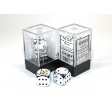  Silver-Plated Metallic 16mm d6 Pair (CHX29007)