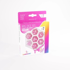 Gamegenic - Candy-like Series - Rasberry - RPG Dice Set (7pcs) (GGS50009ML)