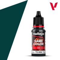 Vallejo: GAME COLOR Ink - Dark Turquoise (VJ72084) Vallejo: GAME COLOR Ink - Dark Turquoise (VJ72084)
