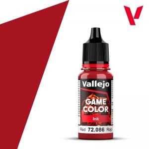 Vallejo: GAME COLOR Ink - Red (VJ72086) Vallejo: GAME COLOR Ink - Red (VJ72086)