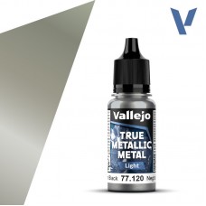 Vallejo: True Metallic Metal LIGHT - Obsidian Black (VJ77120)