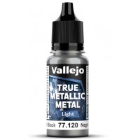 Vallejo: True Metallic Metal LIGHT - Obsidian Black (VJ77120)