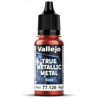 Vallejo: True Metallic Metal BASE - Ruby Red (VJ77126)