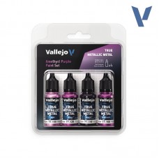 Vallejo: True Metallic Metal SET - Amethyst Purple Paint Set (VJ77255)