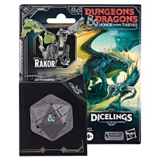 Dungeons & Dragons Honor Among Thieves D&D Dicelings Black Dragon (F5125X0)