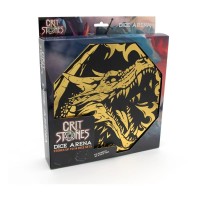 CritStones Arena Dice Tray Black Dragon (Yellow Lid) (CRST60197)