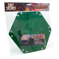 CritStones Folding Dice Tray Dragon Skin Edition Green (CRST60199)