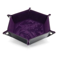 CritStones Folding Dice Tray Dragon Skin Edition Purple (CRST60201)