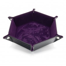 CritStones Folding Dice Tray Dragon Skin Edition Purple (CRST60201)