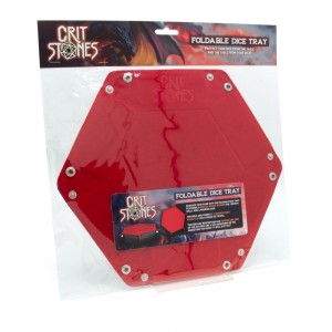 CritStones Folding Dice Tray Red (CRST60205)