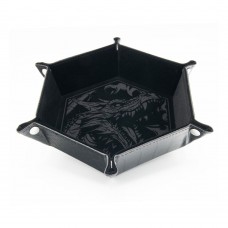 CritStones Folding Dice Tray Dragon Skin Edition Black (CRST60206)