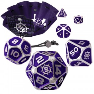 7pc Metal RPG Dice (Collector's Edition Purple) (ENTTDM7520)