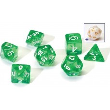 Sirius a Dice Translucent Green Resin Dice Set (SDZ0001-06)