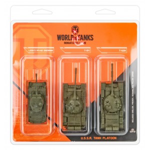 U.S.S.R. Tank Platoon - T-54, Loza's M4-A2 Sherman, T-62A (BMWOT96)