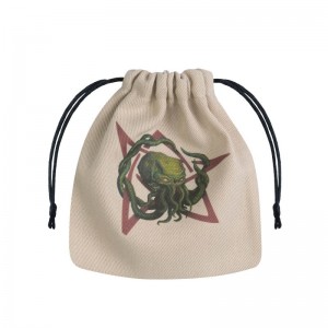 Call of Cthulhu Beige & multicolor Dice Bag (QBCTH104)