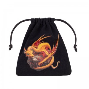 Dragon Black & adorable Dice Bag (QBDRA171)