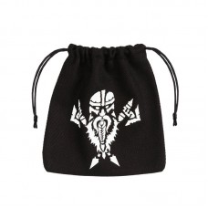 Dwarven Black & white Dice Bag (QBDWA103)