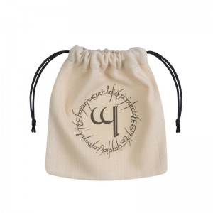 Elvish Beige & black Dice Bag (QBELV101)