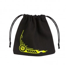 Galactic Black & yellow Dice Bag (QBGAL45)