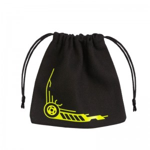 Galactic Black & yellow Dice Bag (QBGAL45)