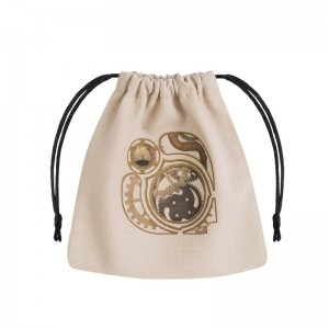 Steampunk Beige & multicolor Dice Bag (QBSTE101)