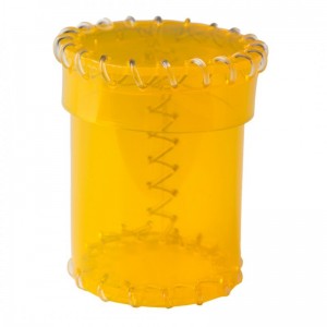 Age of Plastic Yellow Dice Cup (QCAOP142)