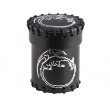 Dragon Black Leather Dice Cup (QCDRA101)