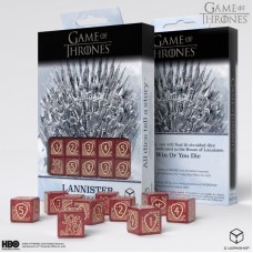 Game of Thrones. Lannister 10xD6 Dice Set (QGOT2B)