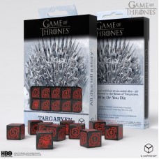 Game of Thrones. Targaryen 10xD6 Dice Set (QGOT3B) Game of Thrones. Targaryen 10xD6 Dice Set (QGOT3B)
