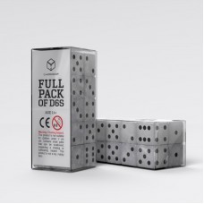 Full Pack of D6s: Pearl&Black (QS20602) Full Pack of D6s: Pearl&Black (QS20602)