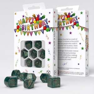 Happy Birthday Dice Set: Balloons (QRHPB02)