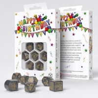 Happy Birthday Dice Set: Confetti (QRHPB03)