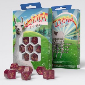 Llama Dice Set: Puffy (QRLLA05)