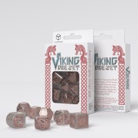 Viking Modern Dice Set: Niflheim (QRVIK4T)