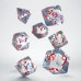 Classic RPG Translucent & blue-red Dice Set (7) (QSCLE16)