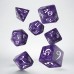 Classic RPG Lavender & white Dice Set (7) (QSCLE1B)