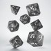 Classic RPG Smoky & white Dice Set (7) (QSCLE78)