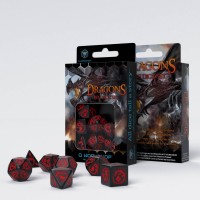 Dragons Dice Set: Onyx (QSDRA05)