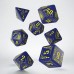 Galactic Navy & Yellow Dice Set (7) (QSGAL45)