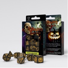 Halloween Pumpkin - Jack O’Lantern Dice Set (QSHAP4F)