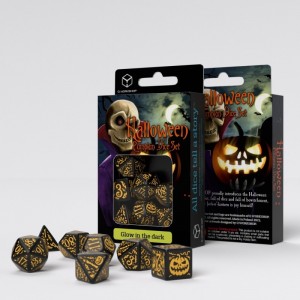 Halloween Pumpkin - Jack O’Lantern Dice Set (QSHAP4F)