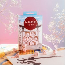 Japanese Dice Set - Cherry Blossom Petals (QSKAN3Y)