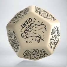 Monster Generator Die: Beige&Black (Q12VMRG01)