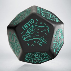 Monster Generator Die: Black&Turquise (Q12VMRG02)