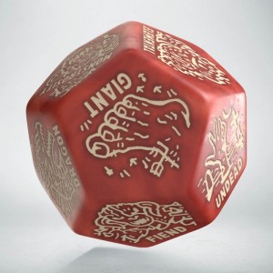 Monster Generator Die: Red&Beige (Q12VMRG03)