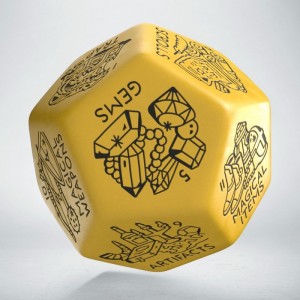 Treasure Generator Die: Yellow&Black (Q12VTRG03)