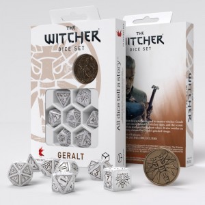 The Witcher Dice Set. Geralt - The White Wolf (QSWGE3T)
