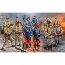 WWI INFANTRY German/British/French (1914) (RV2451) (scara 1/35)